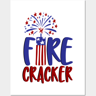 Firecracker Shirt Fourth of July 4th Independence USA Gift Posters and Art